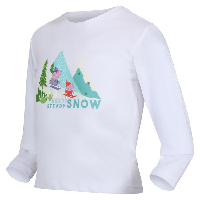 White - Pack Shot - Regatta Childrens-Kids Peppa Pig T-Shirt