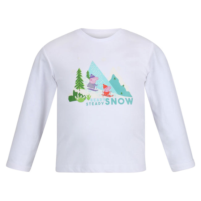 White - Front - Regatta Childrens-Kids Peppa Pig T-Shirt