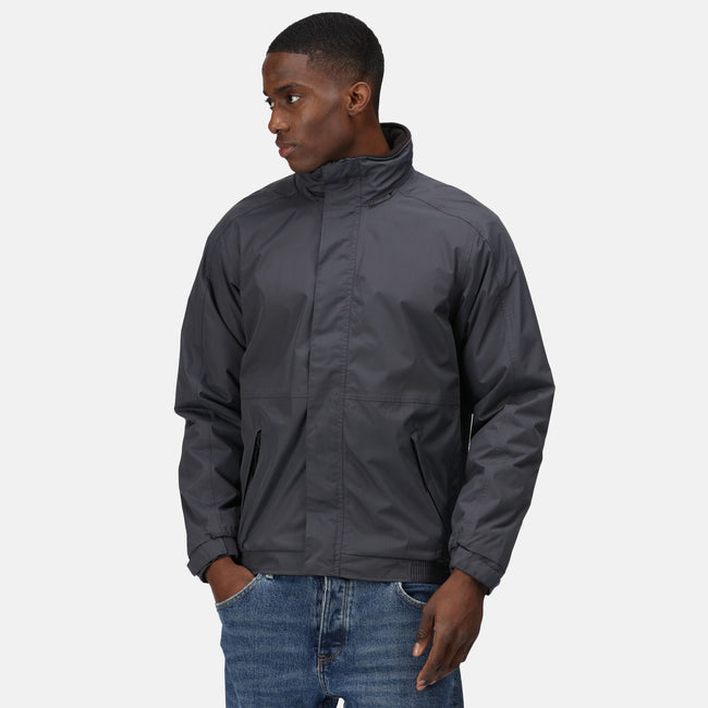 Seal Grey-Black - Back - Regatta Professional Mens Waterproof Insulated Jacket