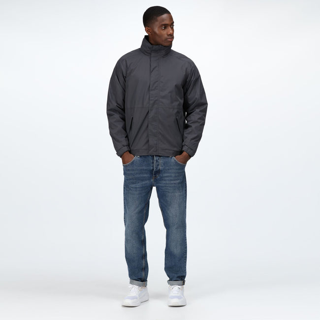 Seal Grey-Black - Side - Regatta Professional Mens Waterproof Insulated Jacket