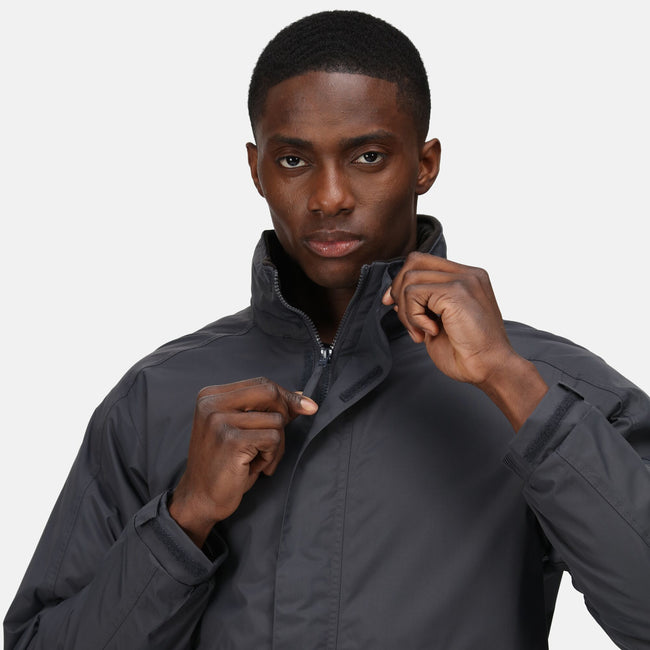 Seal Grey-Black - Pack Shot - Regatta Professional Mens Waterproof Insulated Jacket