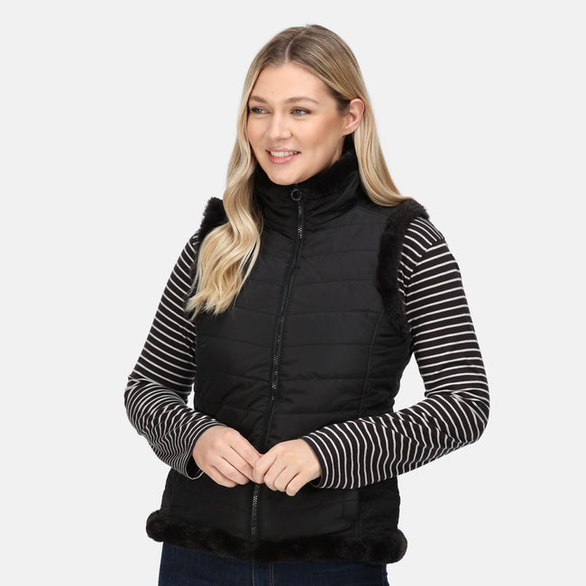 Black - Back - Regatta Womens-Ladies Winslow Body Warmer