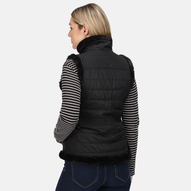 Black - Lifestyle - Regatta Womens-Ladies Winslow Body Warmer