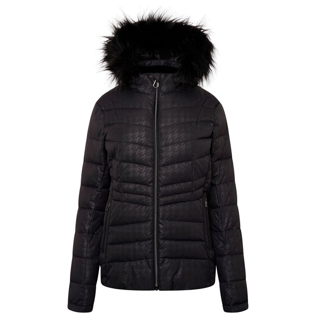 Black - Front - Dare 2B Womens-Ladies Glamorize II Embellished Ski Jacket
