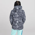 Black-White - Lifestyle - Dare 2B Girls Verdict Leopard Print Insulated Ski Jacket