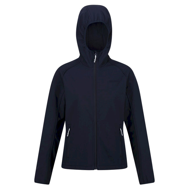 Navy - Front - Regatta Womens-Ladies Soft Shell Jacket