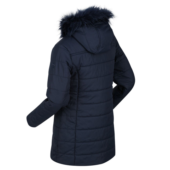 Navy - Close up - Regatta Childrens-Kids Fabrizia Insulated Jacket