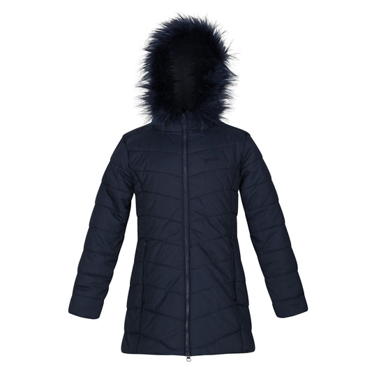 Navy - Front - Regatta Childrens-Kids Fabrizia Insulated Jacket