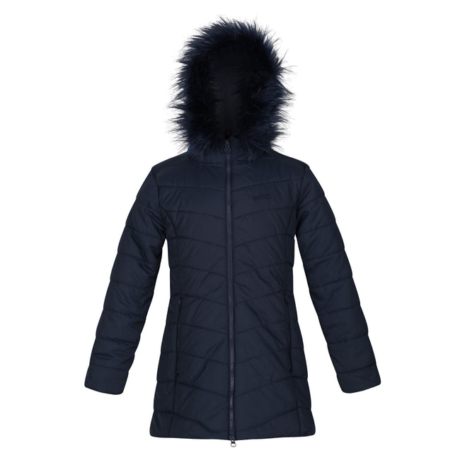 Navy - Front - Regatta Childrens-Kids Fabrizia Insulated Jacket