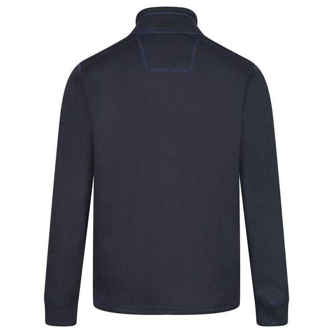 Navy - Close up - Regatta Mens Galador Half Zip Fleece Top