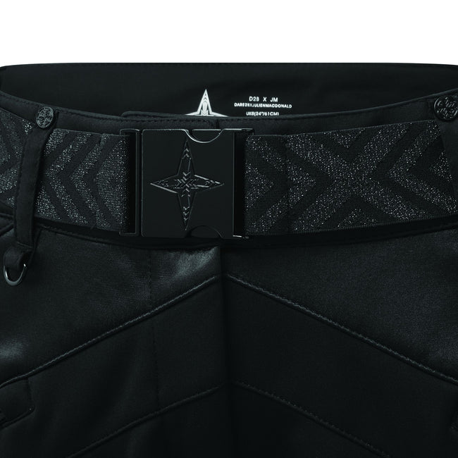 Black - Close up - Dare 2B Womens-Ladies Julien Macdonald Beau Monde Stretch Ski Trousers