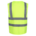 Yellow - Back - Regatta Professional Mens Hi-Vis Vest
