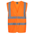 Orange - Front - Regatta Professional Mens Hi-Vis Vest