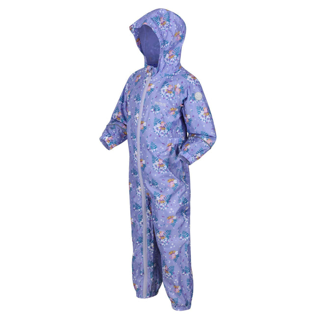 Lilac Bloom - Lifestyle - Regatta Childrens-Kids Peppa Pig Bloom Waterproof Puddle Suit