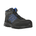 Briar Grey-Oxford Blue - Front - Regatta Professional Mens Safety Boots