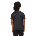Black - Front - Regatta Childrens-Kids Fingal T-Shirt