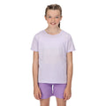 Pastel Lilac - Side - Regatta Childrens-Kids Fingal T-Shirt