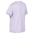 Pastel Lilac - Close up - Regatta Childrens-Kids Fingal T-Shirt