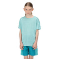 Turquoise - Side - Regatta Childrens-Kids Fingal T-Shirt
