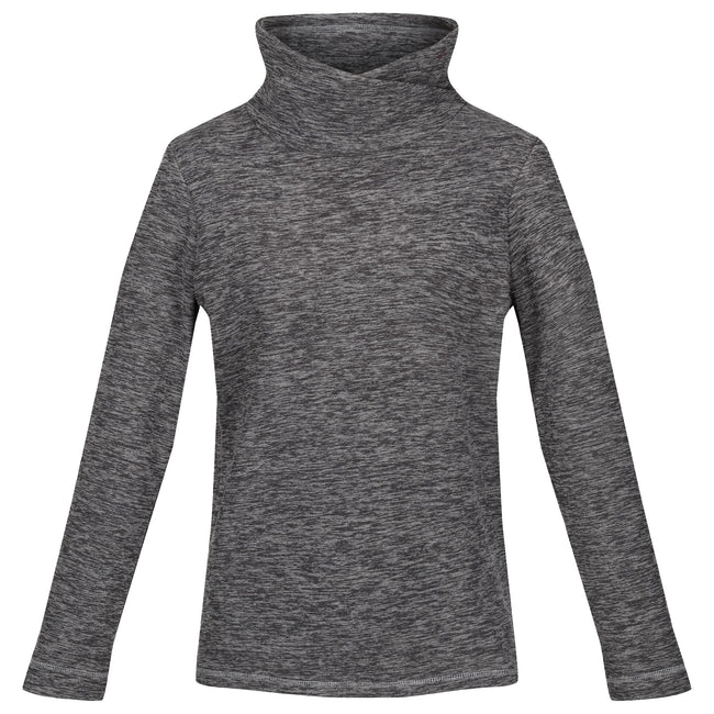 Storm Grey Marl - Front - Regatta Womens-Ladies Radmilla Wrap Fleece Top