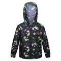 Navy - Front - Regatta Childrens-Kids Peppa Pig Packaway Raincoat