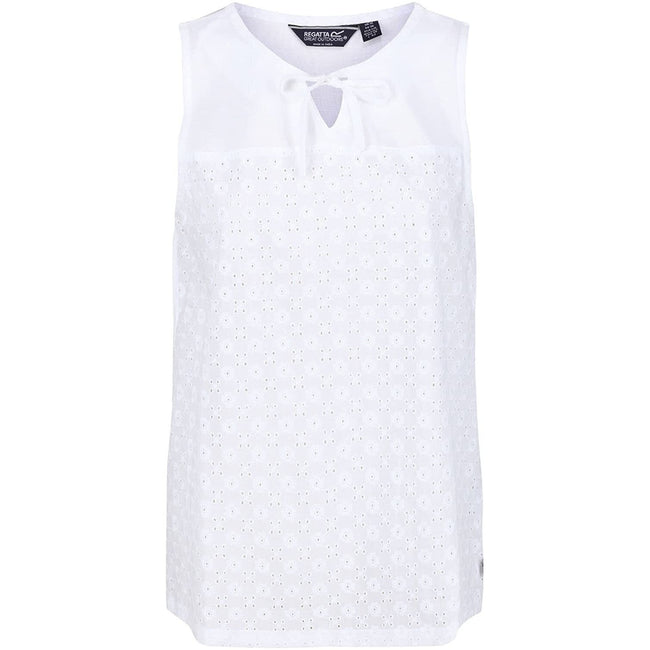 White - Front - Regatta Womens-Ladies Janessa Top