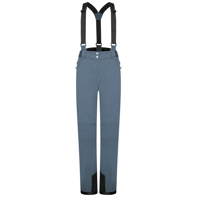 Orion Grey - Front - Dare 2B Womens-Ladies Effused II Waterproof Ski Trousers