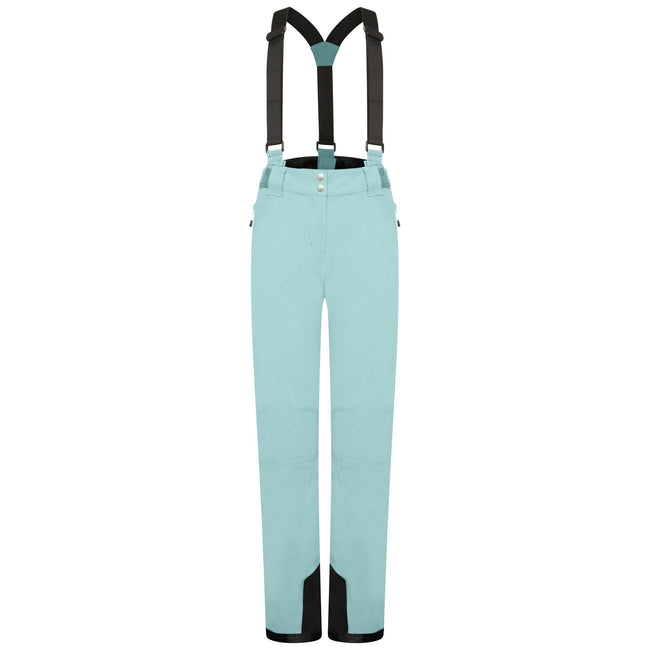 Canton Green - Front - Dare 2B Womens-Ladies Effused II Waterproof Ski Trousers