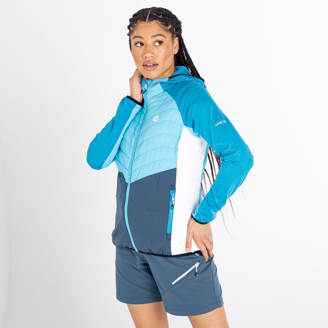 Crystal Seas-Orion Grey - Lifestyle - Dare 2B Womens-Ladies Surmount II Wool Hybrid Jacket