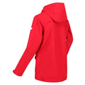 True Red - Close up - Regatta Womens-Ladies Bayarma Lightweight Waterproof Jacket