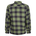Green - Close up - Regatta Professional Mens Checked Padded Shirt