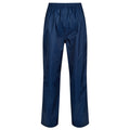 Navy - Back - Regatta Professional Womens-Ladies Packaway Rain Trousers