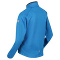 Imperial Blue - Close up - Regatta Childrens-Kids Highton Lite II Soft Shell Jacket
