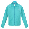 Turquoise - Front - Regatta Childrens-Kids Highton Lite II Soft Shell Jacket