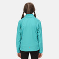 Turquoise - Side - Regatta Childrens-Kids Highton Lite II Soft Shell Jacket