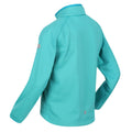 Turquoise - Close up - Regatta Childrens-Kids Highton Lite II Soft Shell Jacket