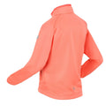 Fusion Coral - Close up - Regatta Childrens-Kids Highton Lite II Soft Shell Jacket