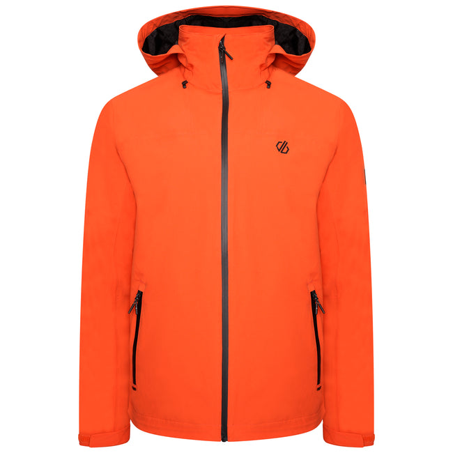 Burnt Salmon - Front - Dare 2B Mens Switch Out Recycled Waterproof Jacket