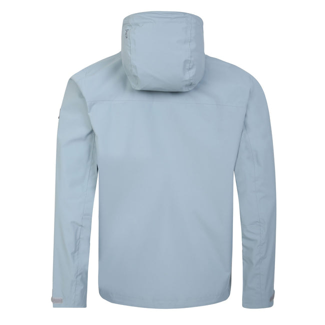 Slate - Back - Dare 2B Mens Switch Out Recycled Waterproof Jacket