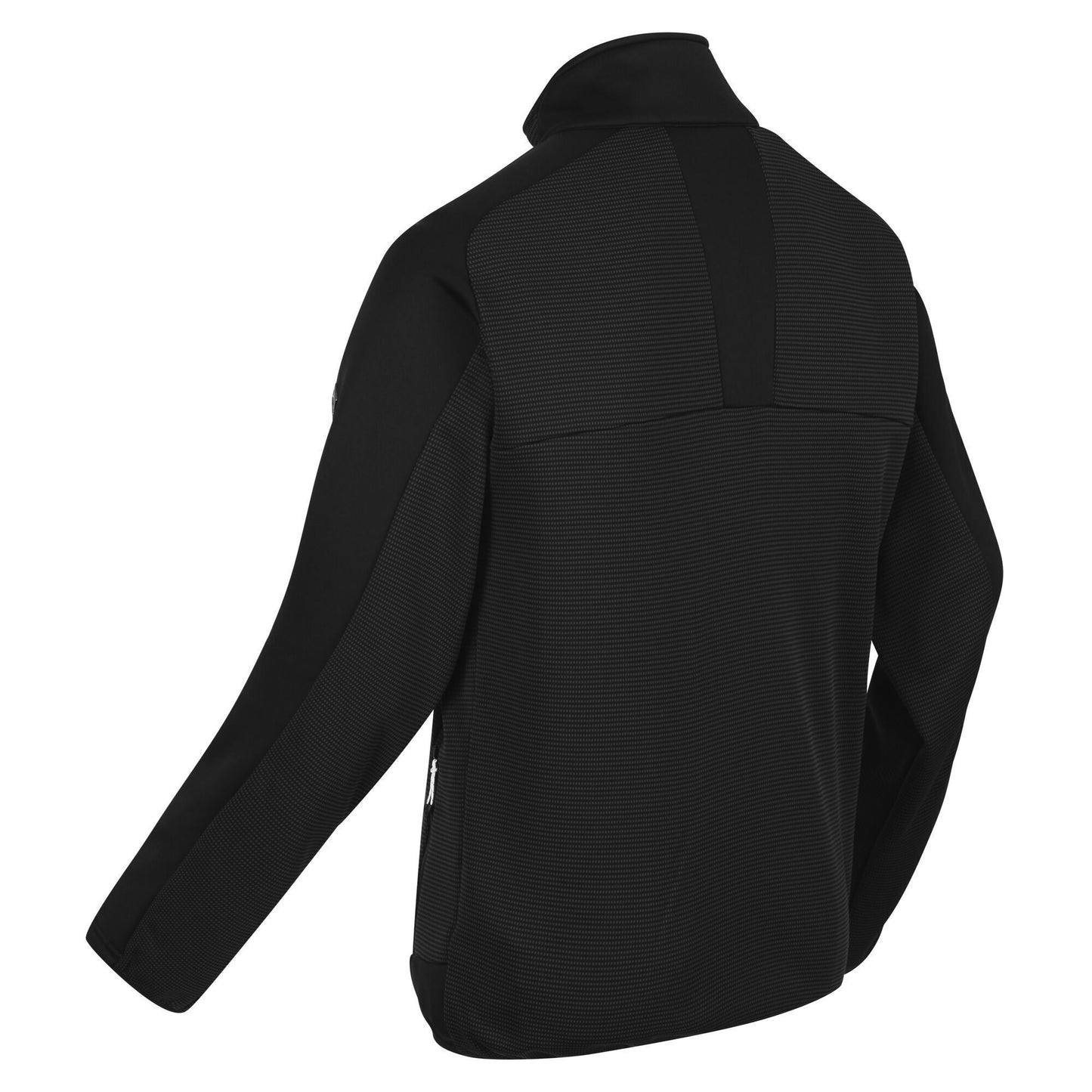 Black - Close up - Regatta Mens Highton II Fleece Jacket