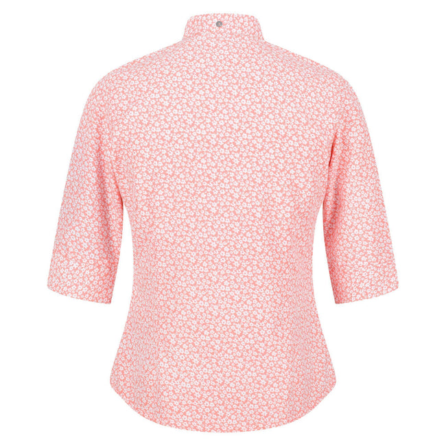 Fusion Coral - Back - Regatta Womens-Ladies Nimis IV Floral Shirt