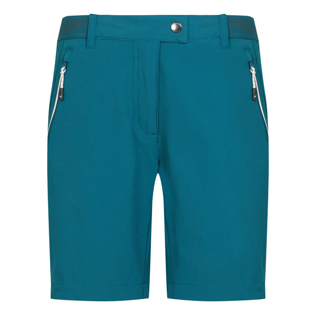 Moroccan Blue - Front - Regatta Womens-Ladies Mountain II Shorts