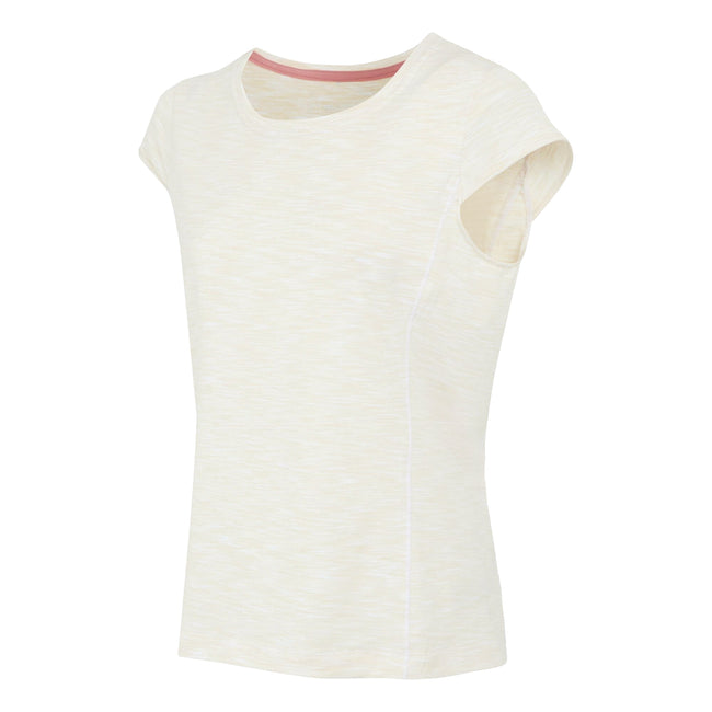 Light Vanilla - Side - Regatta Womens-Ladies Hyperdimension II T-Shirt