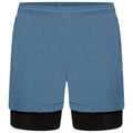 Orion Grey - Front - Dare 2B Mens Recreate II 2 in 1 Shorts