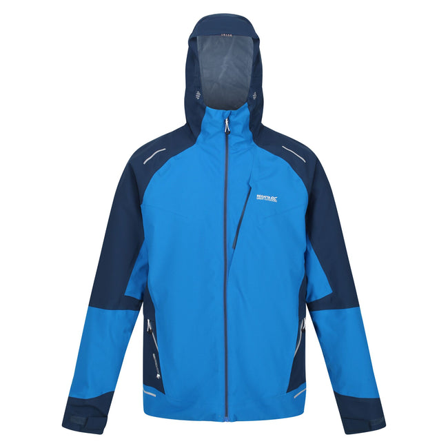 Imperial Blue-Moonlight Denim - Front - Regatta Mens Highton Pro Waterproof Jacket