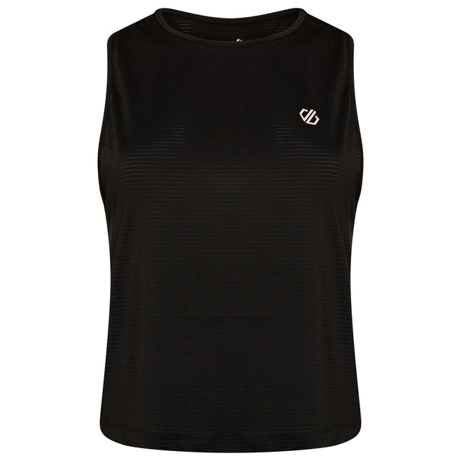 Black - Front - Dare 2B Womens-Ladies Meditate Cropped Vest