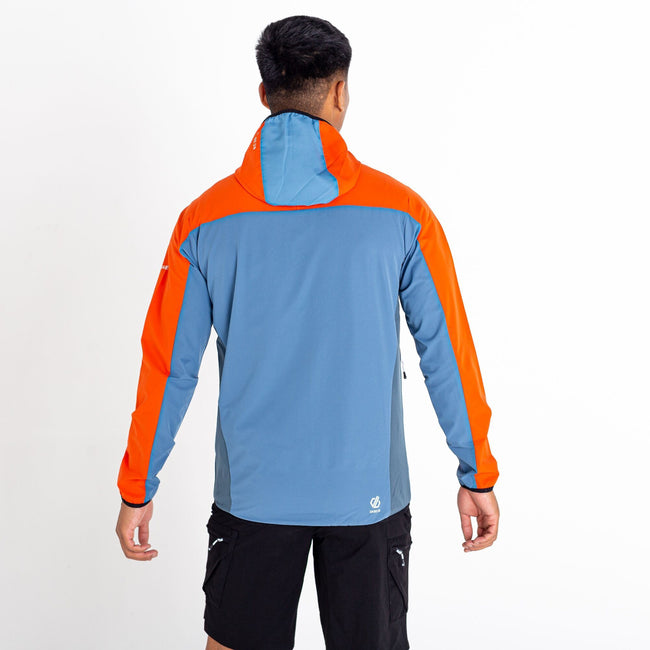Burnt Salmon-Orion Grey - Lifestyle - Dare 2B Mens Aptile II Softshell Jacket
