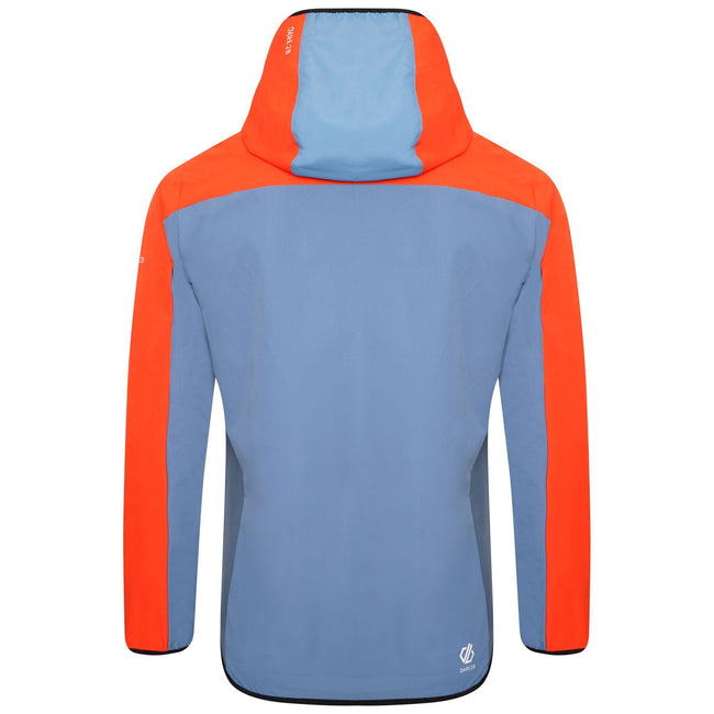 Burnt Salmon-Orion Grey - Pack Shot - Dare 2B Mens Aptile II Softshell Jacket