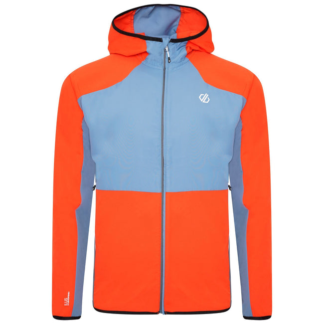 Burnt Salmon-Orion Grey - Front - Dare 2B Mens Aptile II Softshell Jacket