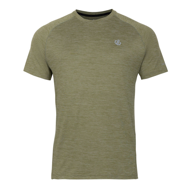 Olivine Green - Front - Dare 2B Mens Persist Marl T-Shirt